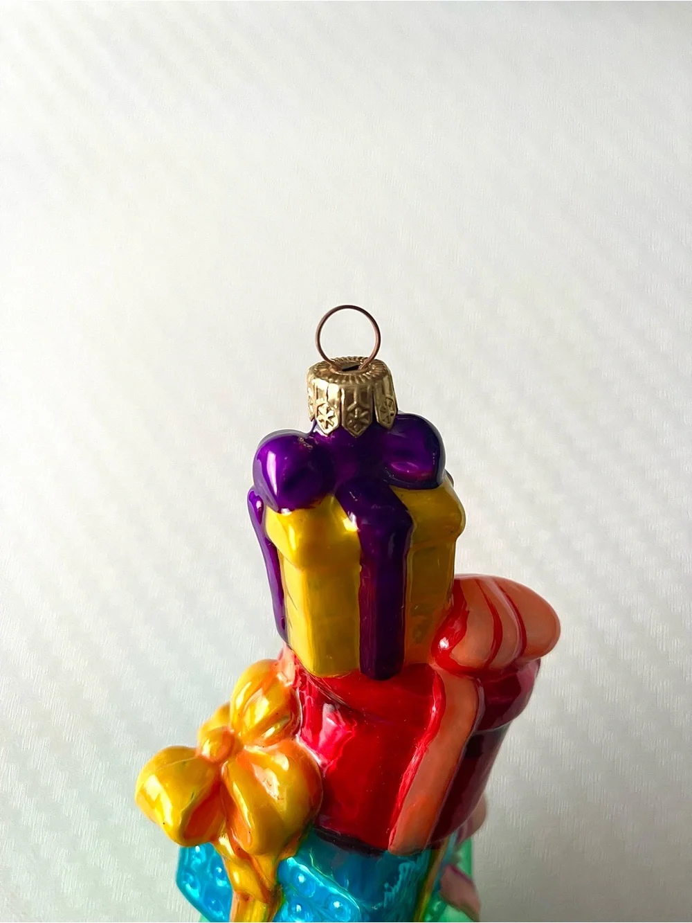 KOMOZJA Tower of Treasures Christmas Decoration Ornament Blown Glass Handpainted
